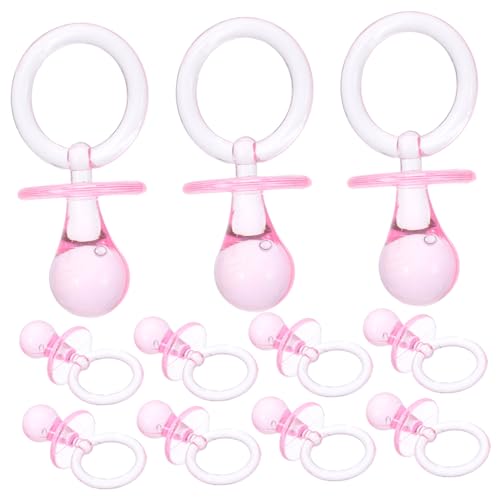 SOLUSTRE 12pezzi Ciucci Giocattolo Per Ragazza Ornamento Ciuccio Decorazione Ciuccio Forniture Fai Da Te Giocattoli Per Shower Riempi Sacchetti Regalo