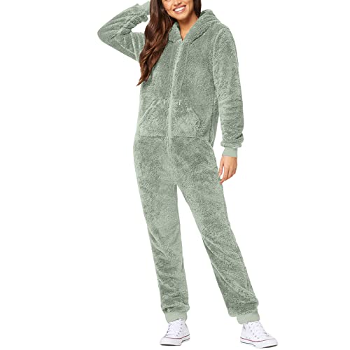 Combinaison pyjama douillet grande taille contre le froid m