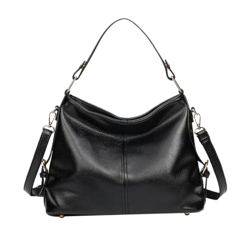 Grand tote bag noir FOMIYES idéal pour le bureau et les sorties