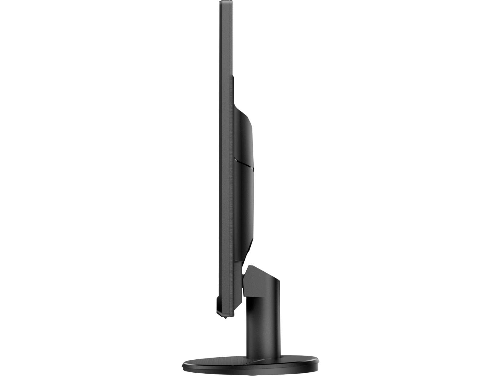 HP - PC V27e Monitor da 27", risoluzione FHD da 1920 x 1080, 16:9, Antiriflesso, Pannello IPS 60Hz, Tempo di Risposta 5 ms, Reclinabile, VESA 100 x 100 mm, Modalità Low Blue Light, VGA e HDMI, Nero
