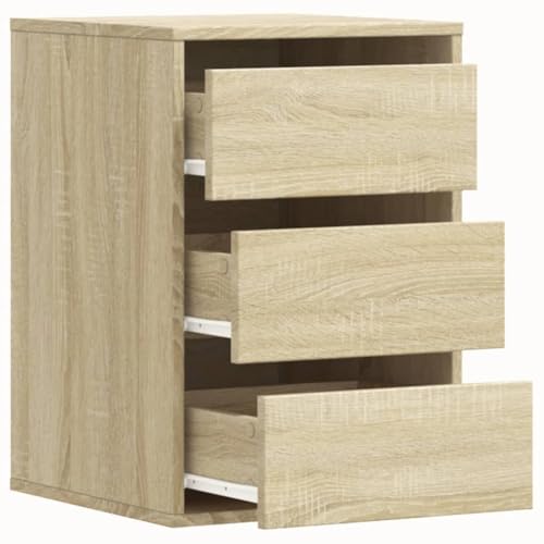 Cómoda esquinera de roble Sonoma: mueble de almacenamiento compacto de 40x41x58 cm 6