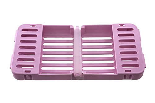 KIT ESTOJO DE ESTERILIZAÇÃO ROSA CLARO