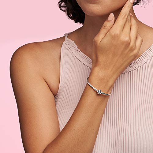 Pandora Moments Ball Clasp Bangle Bracelet - Gold Bracelet for Women - 14K Gold - With Gift Box3