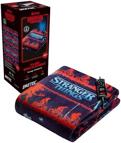 Imetec Couverture Chauffante - Plaid Électrique Officiel Netflix ...