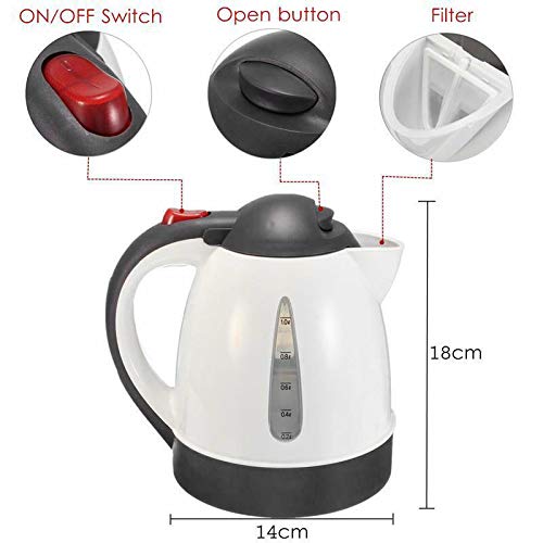 Hervidor Eléctrico para Vehículo 1000ml Acero Inoxidable 24V miniatura 7