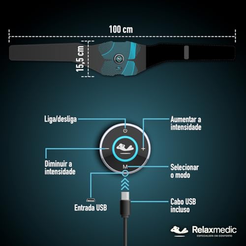 Eletroestimulador Muscular Abdômen Power Relax