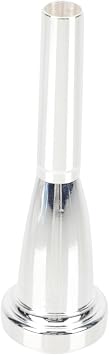 DECHOUS Professional Trumpet Mouthpiece Accessory Silver Alloy Replacement for Musical Instruments Easy to Clean Comfort Fit for Trumpeters