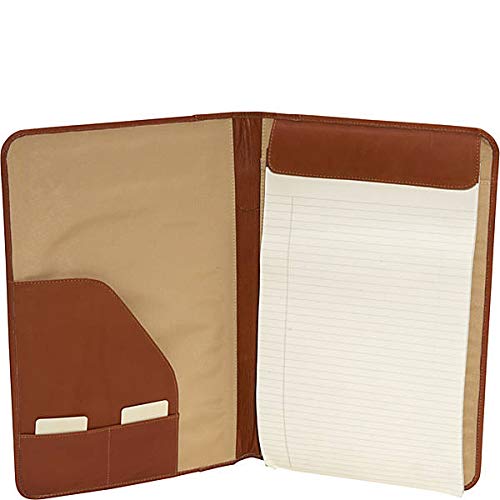 Piel Leather Legal-Size Open Notepad, Saddle, One Size