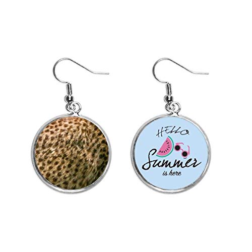 Pendientes de sandía exóticos para tus looks de terraza y playa
