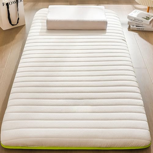 Peiaw Colchón Plegable,Premium Bubble Cotton con Diseño Ergonómico,Alivio de la Presión,Capa de Confort Transpirable,Construcción Plegable Ahorradora de Espacio(5cm,1.2 * 1.9m)