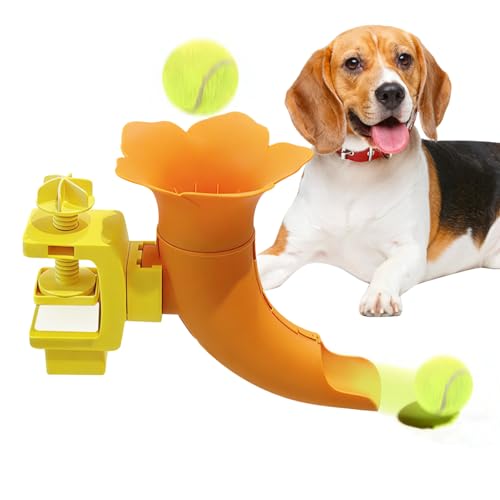 Lanzador de Pelotas para Perros,Juego de Enriquecimiento con Forma de Trompeta | Lanzador De Bolas Automático Para Perros - Para Sala Dormitorio Apartamento Rincon de Juego y Momentos a en el Hogar