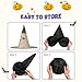 WLKSNBVD 3 PCS Old fashioned mail Wizard Hat for Adult Halloween Decor Costume Hanging Witch Hat Cosplay Accessory