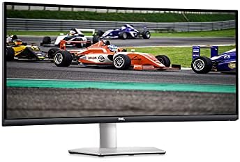 Dell S3422DW 34 inch WQHD (3440x1440) 21:9 1800R Curved Monitor, 100Hz, VA, 4ms, AMD Radeon FreeSync, Built-in Speakers, DisplayPort, 2x HDMI, 3x USB, 3 Year Warranty