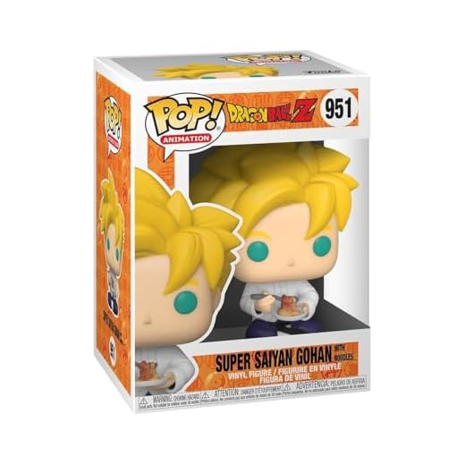 Funko Pop! Animation: DBZ S9- SS Gohan With Noodles - Dragon Ball Z - Figura de Vinilo Coleccionable - Idea de Regalo- Mercancia Oficial - Juguetes para Niños y Adultos - Anime Fans