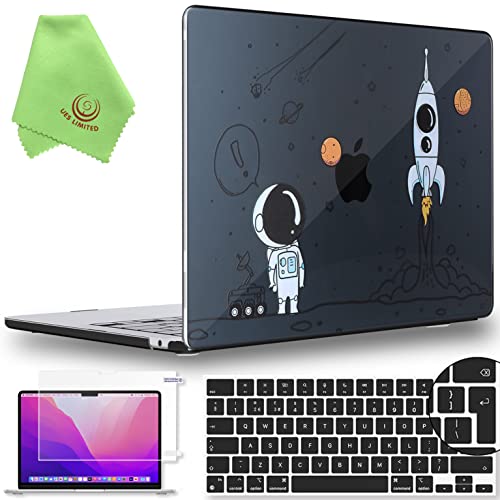 UESWILL Compatible with 2022-2026 MacBook Air 13 inch M5 M4 M3 M2 Case A3449 A3240 A3113 A2681