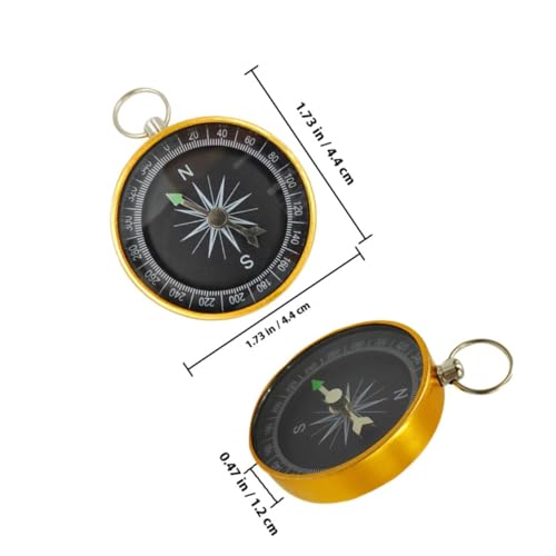 Set de 4 Brújulas para Camping y Senderismo de Aluminio miniatura 2