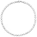 Produktbild Vinani Kollier ovale Glieder glänzend mattiert 925 Sterling Silber Collier 2KOT