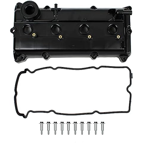 CNS Valve Cover, Valve Cover Gasket, & Spark Plug Seals Compatible with 2002-2006 Nissan Altima Sentra 2.5L QR25DE Cover