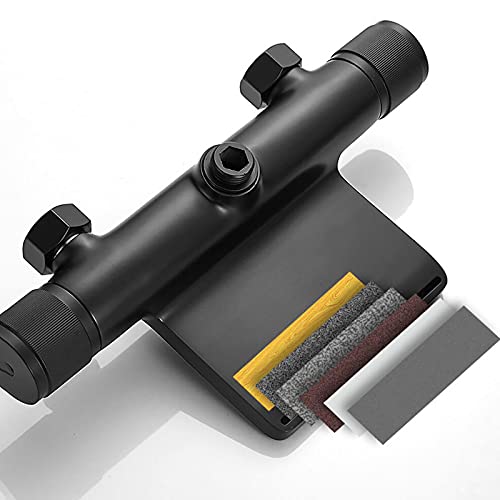 Robinet de douche mural noir cascade avec douchette et valve pour baignoire moderne