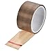 uxcell 50mm PTFE Rivestito Tessuto Nastro Marrone Alta Temperatura Nastro per Sigillazione, Sigillatrici a Mano e Impulsi Adesivo Nastro 10m/32.8ft