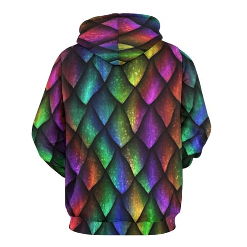 Sweats à capuche manche longue pull imprimé arc-en-ciel taille 3XL unisexe
