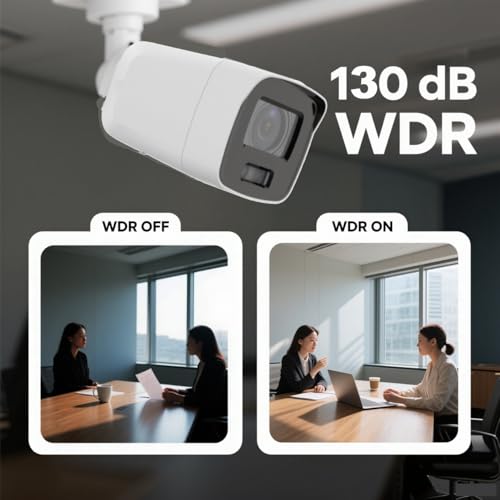 Cámara bullet IP con alarma inteligente Acusense para videovigilancia 24/7 4