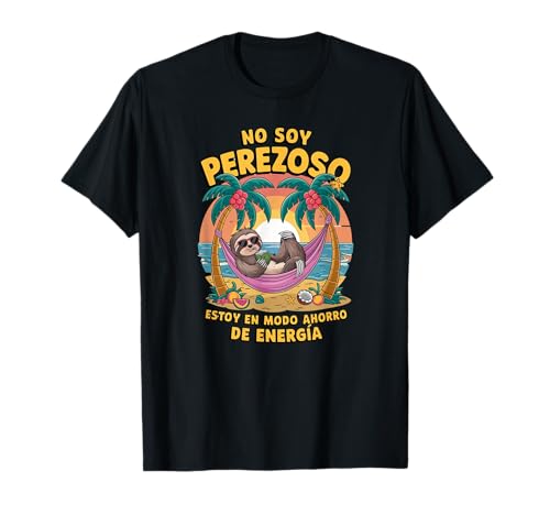Estilo Relajado, Camiseta con Frase Divertida Camiseta
