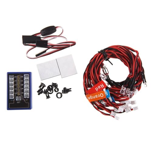 Luces Estroboscópicas RC con Brillo Destellante Kit de Iluminación Intermitente Tamiya y Axial 2