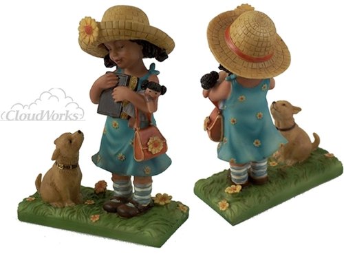 CloudWorks Sweet Memories Ebony Girl with Bible