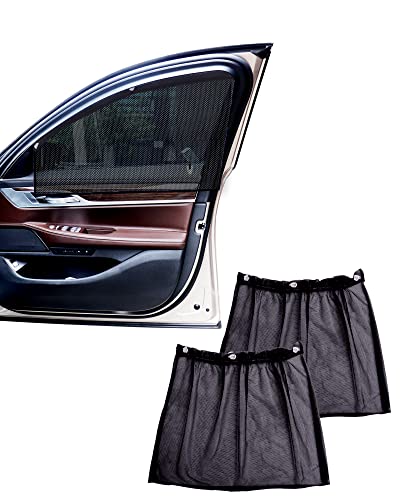 JOOLESER protección Solar Coche bebé con protección UV (Juego de 2) - Parasol Coche niños - Coche Ventana protección Solar - Parasol para niños Cover