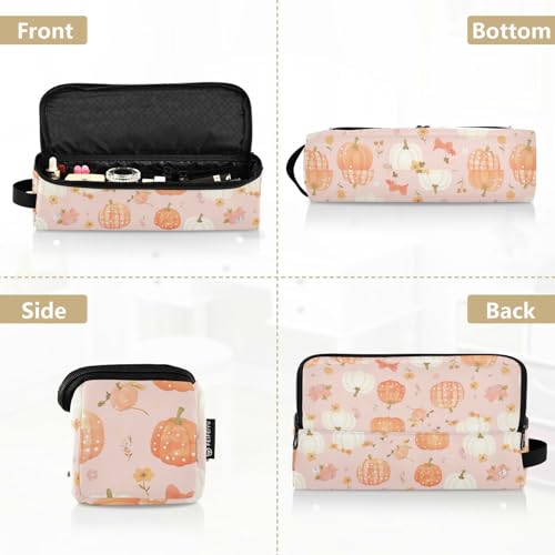 Cute Pumkins Blush Organizadora 2 en 1 para herramientas de cabello con tapete removible resistente al calor impermeable para planchas y rizadores miniatura 5