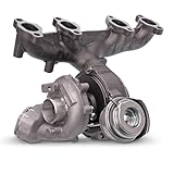 BESTPRICE 1x Turbocompresseur, Compatible avec A udi A3, SEAT ALTEA, LEON, TOLEDO, SKODA OCTAVIA 2, SUPERB 2 break (3T5), VW CADDY, EOS, GOLF PLUS 5, GOLF 5, JETTA, PASSAT B6, TOURAN (1T1. 1T2)
