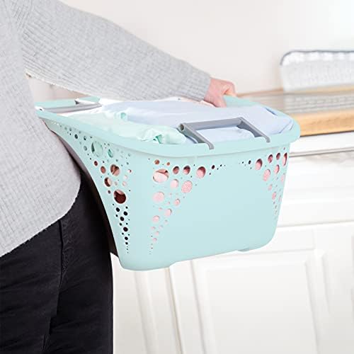 Minky Laundry Basket, White, One Size