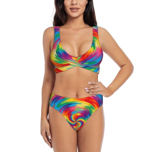 Maillot de bain deux pièces triangle réglable Vortex coussinets amovibles