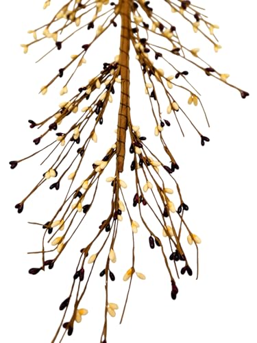 Evron-International-EV-C13-Primitive-Pip-Berry-Garland-in-Burgundy-and-Cream Evron International EV C13 Primitive Pip Berry Garland in Burgundy and Cream