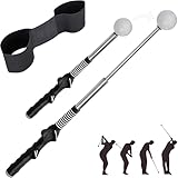 lrgnixs Golf Trainingshilfen,Einziehbare Golf Grip Strength Trainer Mit Armband Zu Haltungskorrektur,Golf Swing Trainer für Bessere Golftechnik,Golf ZubehöR für AnfäNger Profis