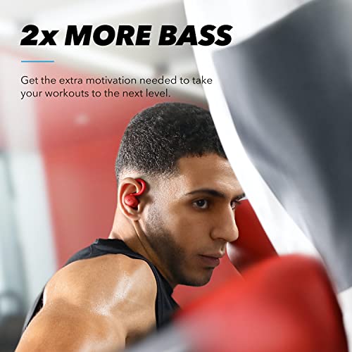 Image of soundcore by Anker, Sport X10 True Wireless Bluetooth 5.2 Workout Headphones, Rotatable Ear Hooks, Deep Bass, IPX7 Waterproof, Sweatproof, 32H Play, Fast Charge, Sport Earbuds, Gym, Running