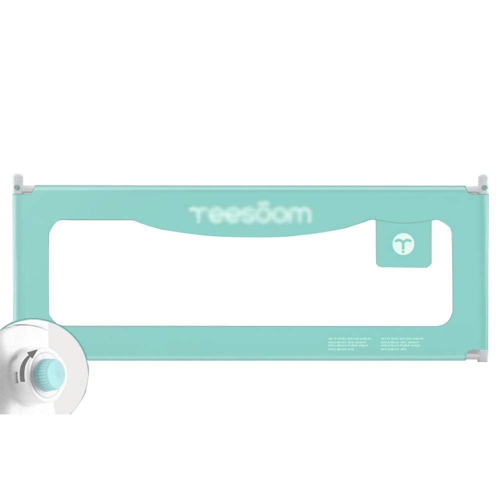 Sponde di Sicurezza per Letto Sponde di Sicurezza per Letto Extra Lunghe per Convertibili, 4 Colori (1 Confezione) (Colore: Verde, Dimensioni: 1,8 m)