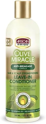 African Pride Olive Miracle Anti-Breakage Leave-In Conditioner 355 ml/12 oz