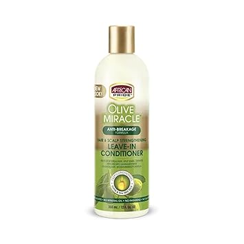 African Pride Olive Miracle Leave In Conditioner 12oz, 12 Oz