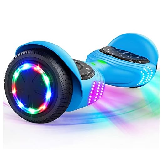 Hoverboard TOMOLOO com altifalante Bluetooth e luzes LED coloridas