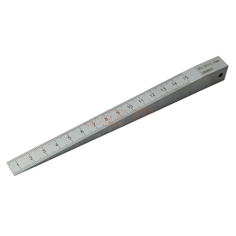 Juego de galgas de espesores, Calibre cónico de 1 a 15 mm, 0,5 a 10,4 a 6,2 a, calibre soldadura cónica, separación, cuña, espesores inserción