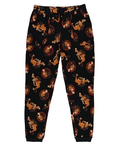 Disney The Lion King Pajama Pants Adult Scar All Over Print PJ Lounge Joggers3