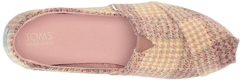 Image of TOMS Women's Alpargata CloudBound Loafer Flat, Pink Quartz Plaid Tweed, 11