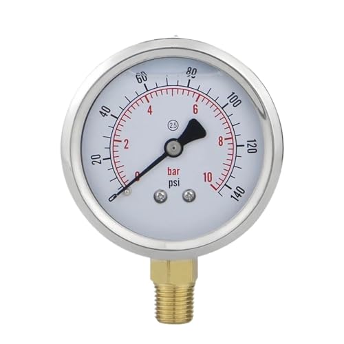 t̏[UvANPTABSP(G)ABSPT(ZG)-1/4AM14*1.5 63mm (2.5C`) 0-40bar ꕔڑA^}m[^[p(NPT 1-4,0-1.6bar 23psi)