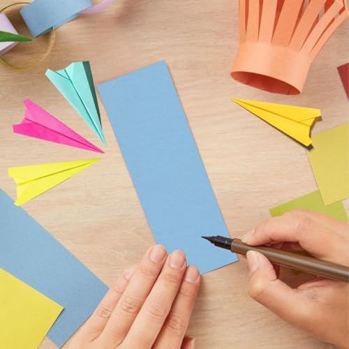 Image of CVANU Premium A4 Color Paper Sheets Bergamo Blue 120 GSM Color Art Papers for Kids DIY Arts and Crafts| Scrapbooking| Card Making (Pack of 75)