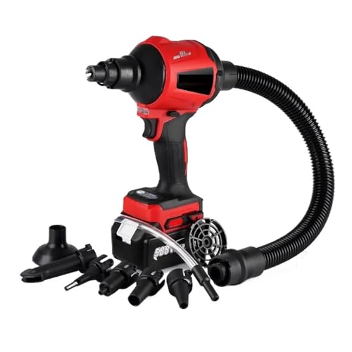 Aspirador Jardín Soplador De Polvo Sin Escobillas 1500W Y 80000RPM, Función Vacío, Inalámbrico Multifunción For Batería 18v Mantenimiento Jardín Potente Esfuerzo(1 Battery)