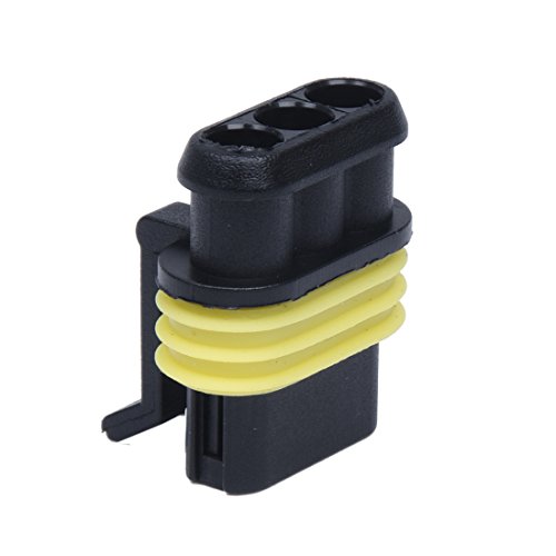 SODIAL(R) 5 SET 3 VIE CONNETTORE IMPERMEABILE