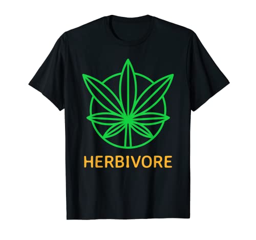Herbívore Weed Cannabis Marihuana I Smoke Weed Idea de regalo Camiseta