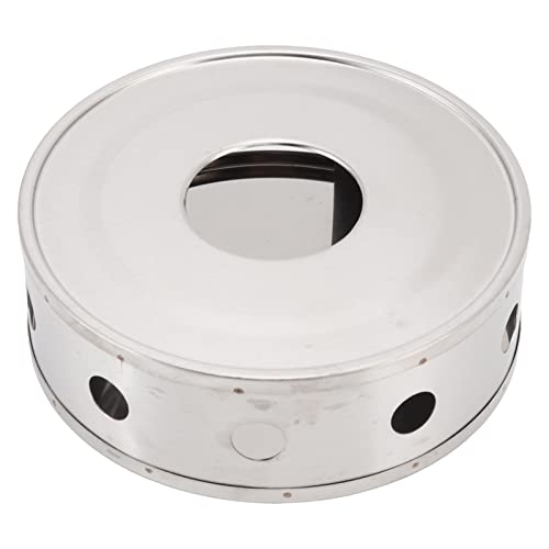 AYNEFY Teapot Candle Warmer Premium Stainless Steel for Cozy Atmosphere Suitable for Stainless Steel High Borosilicate Glass Ceramics and Cast Iron Ornate Design (Circular Hole) - Image 4